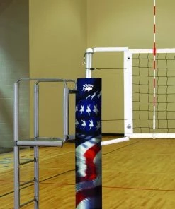 Volleyball Competition Net Systems Bison Inc. CarbonMax Composite System Without Padding