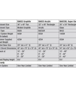 Portable Basketball Goal System Bison Inc. Club Court Super Glass Portable Adjustable Basketball System