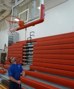 Bison Inc. Cordless Winch Winder Kit Basketball Backboard Height Adjusters