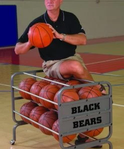 Ball Storage Cages And Carts Bison Inc. Custom Vinyl Lettering