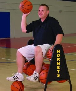 Ball Storage Cages And Carts Bison Inc. Custom Vinyl Lettering