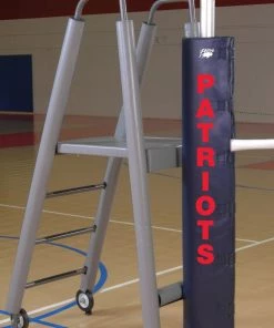 Bison Inc. Folding Padded Volleyball Officials Platform With Padding Volleyball Referee Platforms
