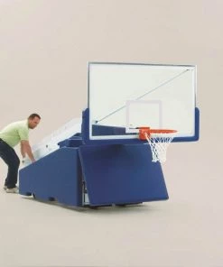 Bison Inc. T-REX® International Manual Portable Basketball System Portable Basketball Goal System