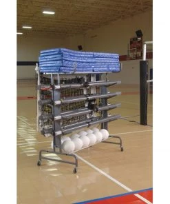 Bison Inc. Volleyball Net Storage Racks Bison Multi-Court Volleyball Storage System