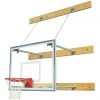 Bison Inc. Bison Stationary Field Modifiable Wall Mounted Basketball Hoop Wall And Mount Basketball Goal System