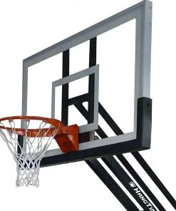 Bison Inc. Bison Ultimate HangTime Clear 6″ Adjustable In-Ground Basketball Hoop