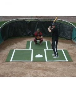 Athletic Connection BP Mat With Catchers Exetension
