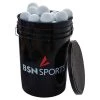 Athletic Connection Bucket With Lacrosse Balls Ball Buckets