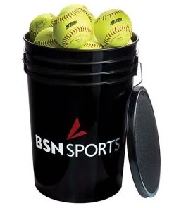 Athletic Connection Ball Buckets Bucket With Softballs
