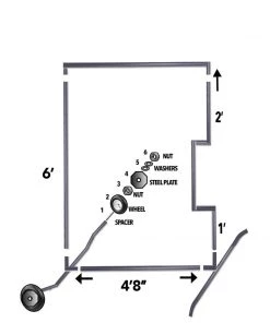 Better Baseball Bullet Screens Bullet Series Front Toss L-Screen 7' X 5' 7 Better Baseball Bullet Screens Bullet Series Front Toss L-Screen 7' X 5'