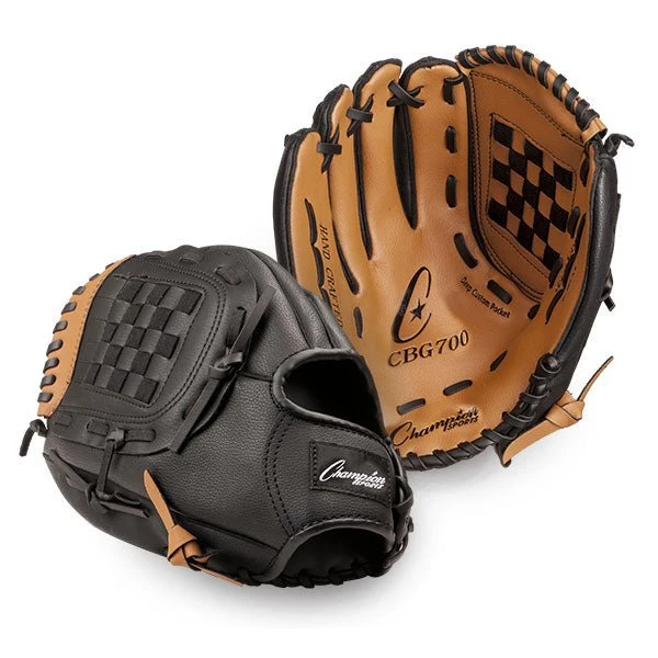 Baseball & Softball Gloves Champion Sports 12 Inch Synthetic Leather Glove Right Hand 3 Baseball & Softball Gloves Champion Sports 12 Inch Synthetic Leather Glove Right Hand