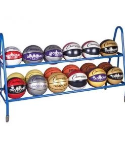 Champion Sports 18 Ball Deluxe Heavy- Duty Cart