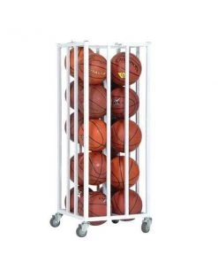 Basketball Ball Storage Cages And Racks Champion Sports 20 Ball Deluxe Vertical Basketball Cage