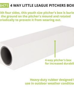 Champion Sports 4 Way Youth Pitcher's Box Bases & Plates