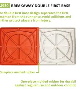 Champion Sports Breakaway Double First Base Bases & Plates