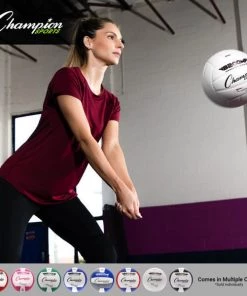 Champion Sports Composite Volleyball Gray/Blue/White Volleyball Player Equipment