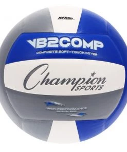 Champion Sports Composite Volleyball Gray/Blue/White Volleyball Player Equipment