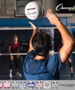 Volleyball Player Equipment Champion Sports Composite Volleyball Pink/White