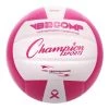 Volleyball Player Equipment Champion Sports Composite Volleyball Pink/White