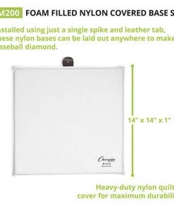 Bases & Plates Champion Sports Foam Filled Quilted Cover Base Set - 14