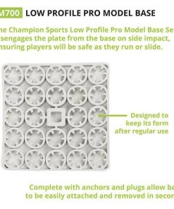 Bases & Plates Champion Sports Low Profile Pro Model Base Set
