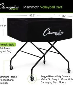 Champion Sports Mammoth Volleyball Cart