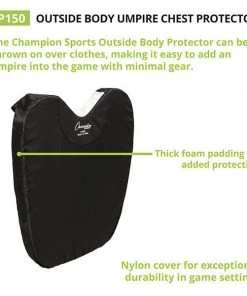 Champion Sports Outside Body Umpire Chest Protector