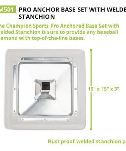 Champion Sports Pro Anchored Base Set 11 Champion Sports Pro Anchored Base Set