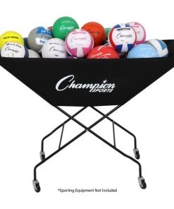 Champion Sports Pro Collapsible Volleyball Cart