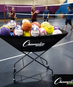 Champion Sports Pro Collapsible Volleyball Cart