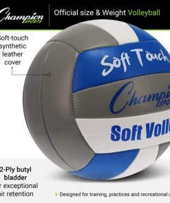 Volleyball Player Equipment Champion Sports Soft Touch Volleyball