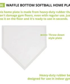Champion Sports Waffle Bottom Home Plate Bases & Plates
