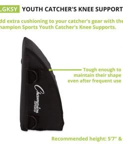 Champion Sports Youth Catcher's Knee Supports