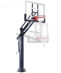 First Team Attack™ In Ground Adjustable Basketball Goal