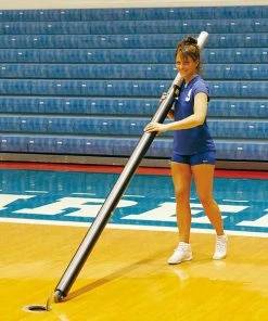 Volleyball Competition Net Systems First Team Frontier™ Steel Competition Volleyball Net System