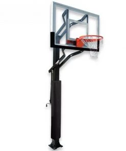 Adjustable In-Ground Basketball Goal System First Team PowerHouse™ Challenger In Ground Adjustable Basketball Goal