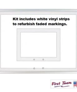 Acrylic And ABS Backboards First Team Re-striping Kit For Acrylic Backboards