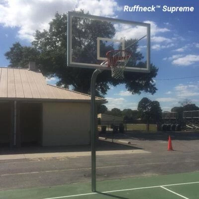 First Team RuffNeck Fixed Height In-Ground Basketball Goal Fixed Height In-Ground Basketball Goal System 8 First Team RuffNeck Fixed Height In-Ground Basketball Goal Fixed Height In-Ground Basketball Goal System