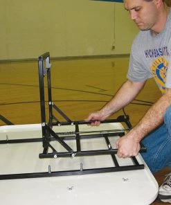 Youth Basketball Training Goal System First Team Six-Shooter Youth Basketball Hang-On Hoop Attachment