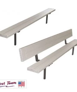 Benches And Bleachers First Team Teammate™ Fixed Outdoor Player Benches