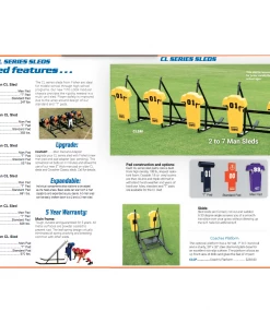 Fisher Athletic CL Series Youth Football Blocking Sleds