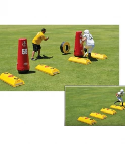 Fisher Athletic Direct Step Stepover W/Colored Directional Arrows Dummy 7 Fisher Athletic Direct Step Stepover W/Colored Directional Arrows Dummy