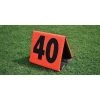Chain Sets & Down Markers Fisher Athletic Football Foldable Sideline Markers Black Number On Orange Set