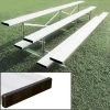 Athletic Connection Five Rows Aluminum Bleachers Without Fencing