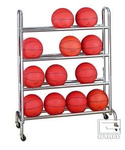 Gared 4-Tier Basketball Ball Rack