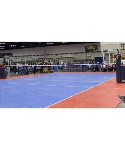 Volleyball Competition Net Systems Gared GoCourt One-Court Portable Volleyball Net System W/ Ref Stand