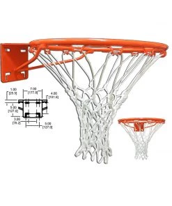 Gared High Strength Institutional Fixed Basketball Rim Basketball Rims
