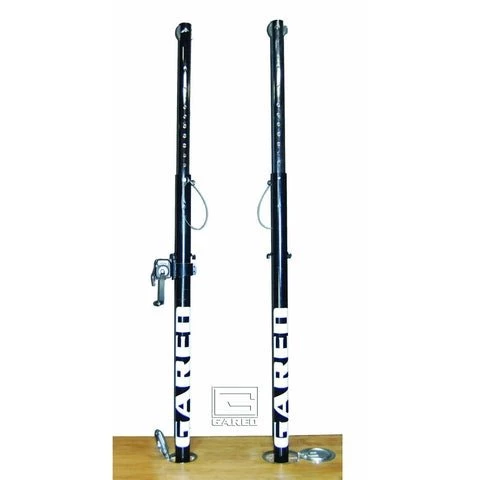 Volleyball Recreational Net Systems Gared Omnilite 3" OD Collegiate One-Court Volleyball System 3 Volleyball Recreational Net Systems Gared Omnilite 3" OD Collegiate One-Court Volleyball System