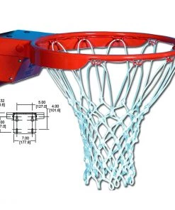 Gared Scholastic Flex Breakaway Rim With Nylon Net Basketball Rims