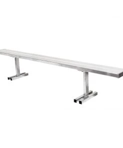 Gill Athletics Portable Aluminum Bench With Back 8'